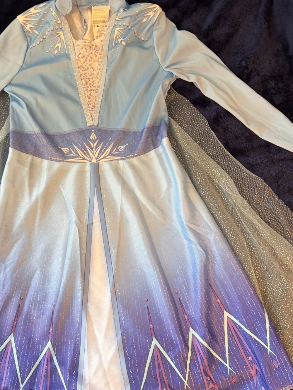 Elsa Dress Frozen Costume for Kids 4-6 Years Old Disney Princess Dress Up Playå